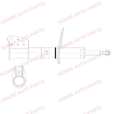 Shock Absorber H3455(KYB: 633824/333824; SACHS:170123/170155)