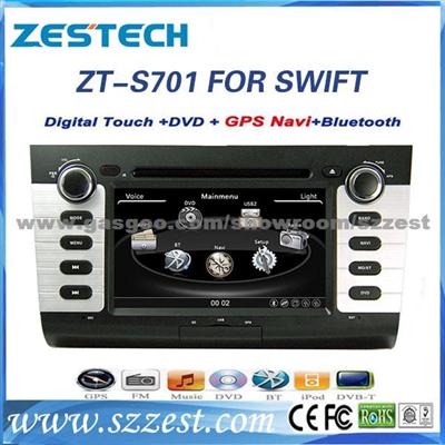 ZESTECH Hot Sell 2 Din Touch Screen Car Dvd For Suzuki Swift 2013 2014 Gps Navigation