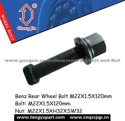 Benz Rear Wheel Bolt M22X1.5X120mm