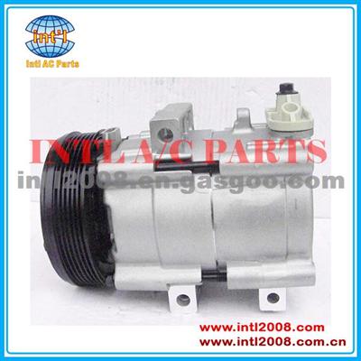 1997-2006 Air Conditioner Compressor With PV6 For Ford F150 F-150 V6 4.2L 4L3Z19V703CA F8FH-19D629-JA