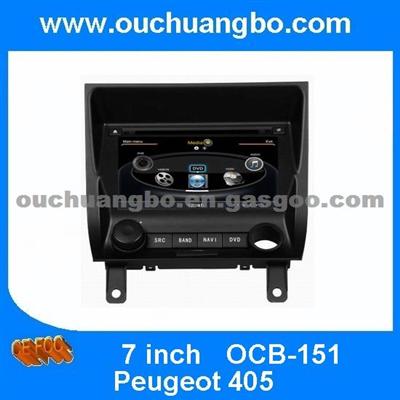 Ouchuangbo A8 Chipset 3G WiFi Auto DVD Player S100 Platform Peugeot 405 GPS Navigation USB Radio Player