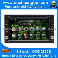 Ouchuangbo Auto DVD Stereo Radio Player Honda Everus /Odyssey /Fit CRV City Car Multimedia Kit Android 4.2 System