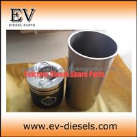 Doosan Deawoo S340 Excavator Engine Parts De12tis Cylinder Liner Kit Piston Piston Ring Cylinder Liner