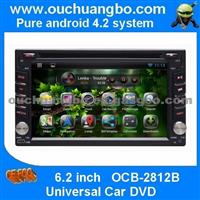 Ouchuangbo Auto Stereo GPS Navigation For Universal Car DVD Android 4.2 IPod USB Radio Player