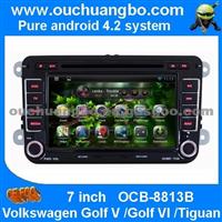 Ouchuangbo Auto Stereo For Volkswagen Golf V /Golf VI /Tiguan DVD Radio Player Android 4.2 IPod Bluetooth TV Syatem