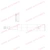 Shock Absorber H6244(KYB: 666001/366002; SACHS:115475/115476)
