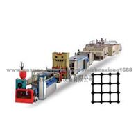 PE One-Way To Two-Way Stretch Geogrid Production Line