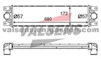 OPEL INTERCOOLER 7701043695/4500847/9161147