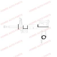 Shock Absorber H3505 (KYB: 333944; SACHS:553669)