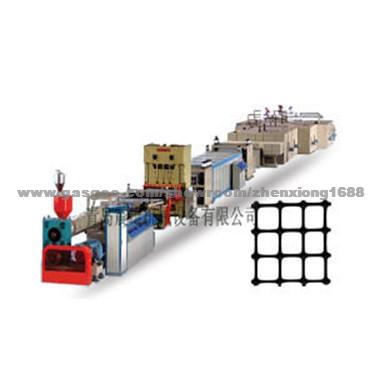 PE One-Way To Two-Way Stretch Geogrid Production Line