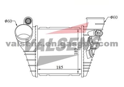 Intercooler 1j0145803A/B/F/G