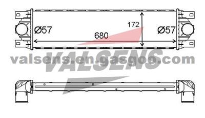 RENAULT INTERCOOLER 4415074/7701057121/93179776/21470-00QAA