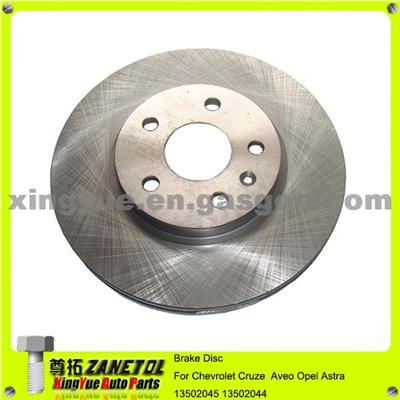 Car Auto Brake Disc Brake Rotor For Chevrolet Cruze Aveo Opel Astra 13502045 13502044 569069 569073