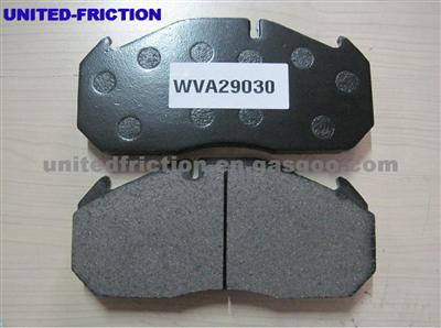 IVECO,MERCEDES BENZ ACTROS,SCANIA,DAF,MAN,VOVOL WVA29030 CERAMIC NON-ASBESTOS DISC BRAKE PAD