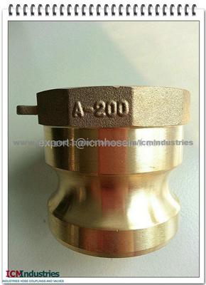 Brass Quick Camlock Coupling Type A