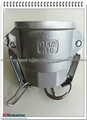 Stainless Steel Camlock Coupling Type D