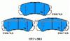 HONDA Passport 2000-2001 BRAKE PAD MD579/1605 848