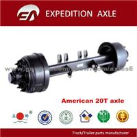 European And American Trucks And Trailers Axle