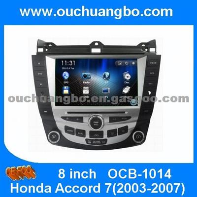 Ouchuangbo Auto Multimedia Stereo DVD Player Honda Accord 7 2003-2007 USB IPod RDS Radio