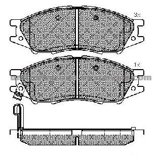 NISSAN Sunny B15,RENAULT Scala BRAKE PAD 41060-6N091/MD1193