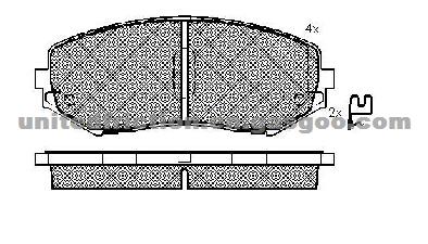 SUZUKI Grand Vitara 2006-2013 BRAKE PAD 55200-65J00/MD1188