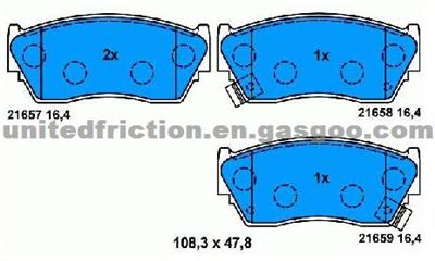 NISSAN NX 1.6L 1991-1993 BRAKE PAD MD510/D1060-50Y90