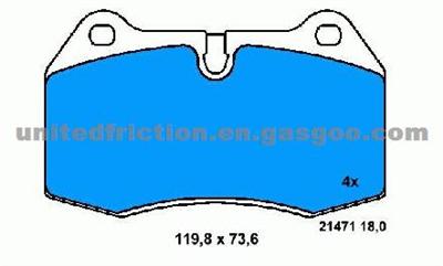 BMW 840Ci 1994-1997 BRAKE PAD MD639/34 11 6 761 249