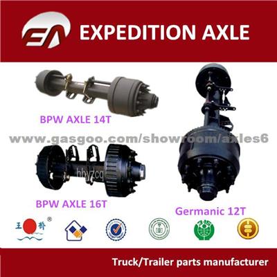 Heavy Duty Trailer Axle For Germany Type