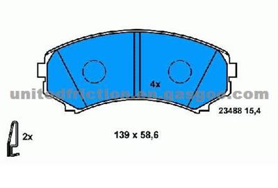 MAZDA MPV 1992-1993 BRAKE PAD MD550/S4YR-33-23Z