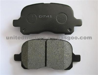 CHEVROLET Prizm, TOYOTA Corolla BRAKE PADS 04465-02050/D741