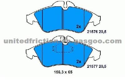 MERCEDES (COMMERCIAL) Sprinter 2500 2002 BRAKE PAD MD950/2D0 698 151