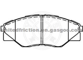 TOYOTA Hi-Lux (Latin America) 2008 BRAKE PAD MD1523/ 04465-0K290