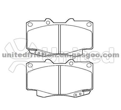 TOYOTA Hi-Lux (Latin America) 2006 DISC BRAKE PADS 04465-04030/D799