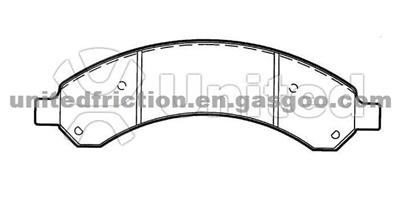 CHEVROLET TRUCK Express 3500 DRW 2003-2007 BRAKE PAD MD989/88982640