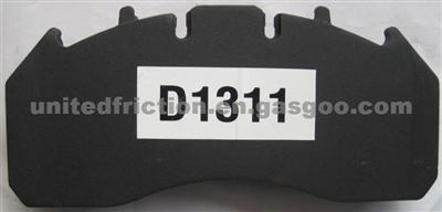 OE 2252H2CD ECE-R90 Approval Brake Pad D1311