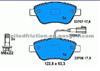 FIAT STILO BRAKE PAD GDB1482/LP1722