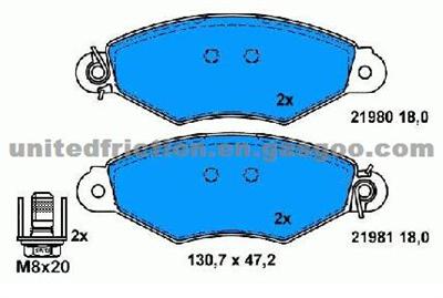 CITROEN XSARA BRAKE PAD GDB1321/WVA21980