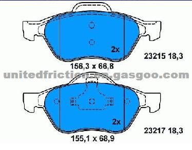 RENAULT LAGUNA BRAKE PAD GDB1540/WVA23215