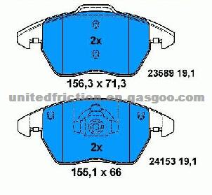 PEUGEOT C4 BRAKE PAD GDB1605/WVA23589