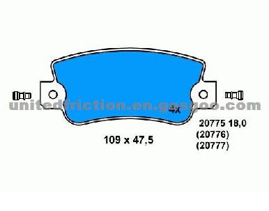 SEAT FURA BRAKE PAD GDB297/FDB346