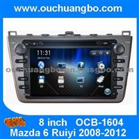 Ouchuangbo Car Stereo Multime DVD System Mazda 6 Ruiyi 2008-2012 GPS Satnav IPod USB FM/AM