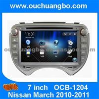 Ouchuangbo Car Kit Media Stereo Radio For Nissan March 2010-2011 DVD System Bluetooth TV IPod Audio Player