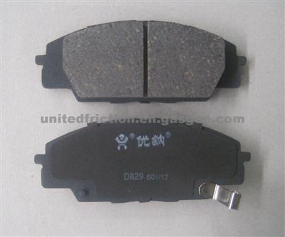 Semi/Low Metallic Passenger Car Brake Pad D829 HONDA