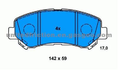 NISSAN, SUZUKI Brake Pad D1060-9N00A