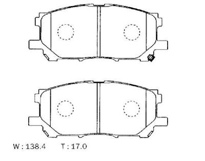 LEXUS,TOYOTA Brake Pad 04465-0W070