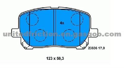 PONTIAC, TOYOTA Brake Pad 04465-44090