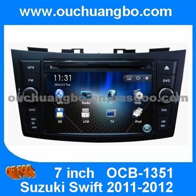 Ouchuangbo Auto DVD Radio For Suzuki Swift 2011-2012 GPS Navigation IPod USB TV Bluetooth SWC HD Video