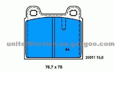 ALFA,POSCHE,Brake Pad D45