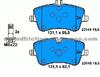 MERCEDES BENZ Brake Pad D872