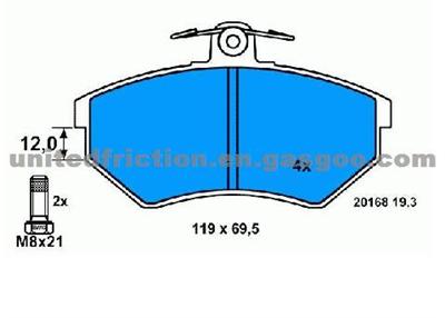 AUDI,VOLKSWAGEN Brake Pad D684